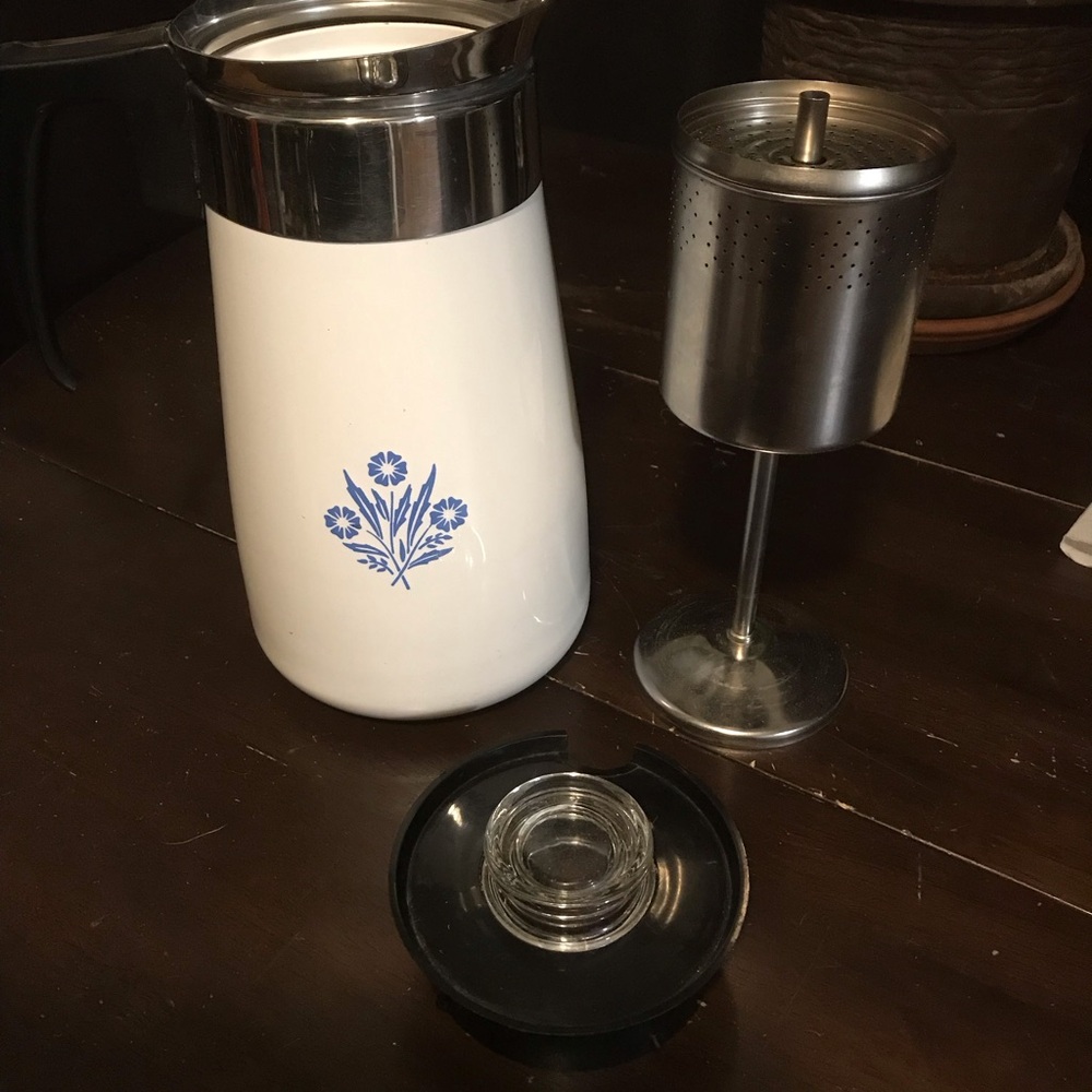 Corningware Stovetop Percolator Coffee Maker Complete - Picture 7 of 9